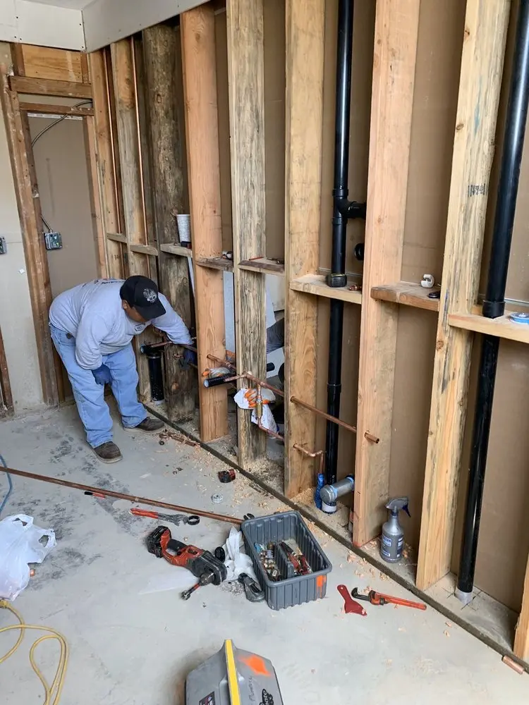 Commercial rough-in plumbing for Gas Line Repair in Northeast Lakewood